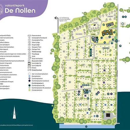 Tenthuisje In Het Groen, Met Eigen Badkamer Camping